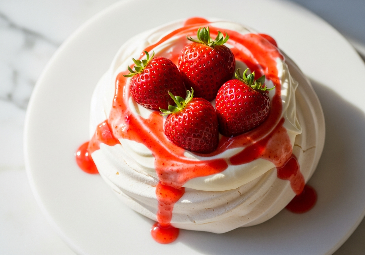 Strawberry Pavlova