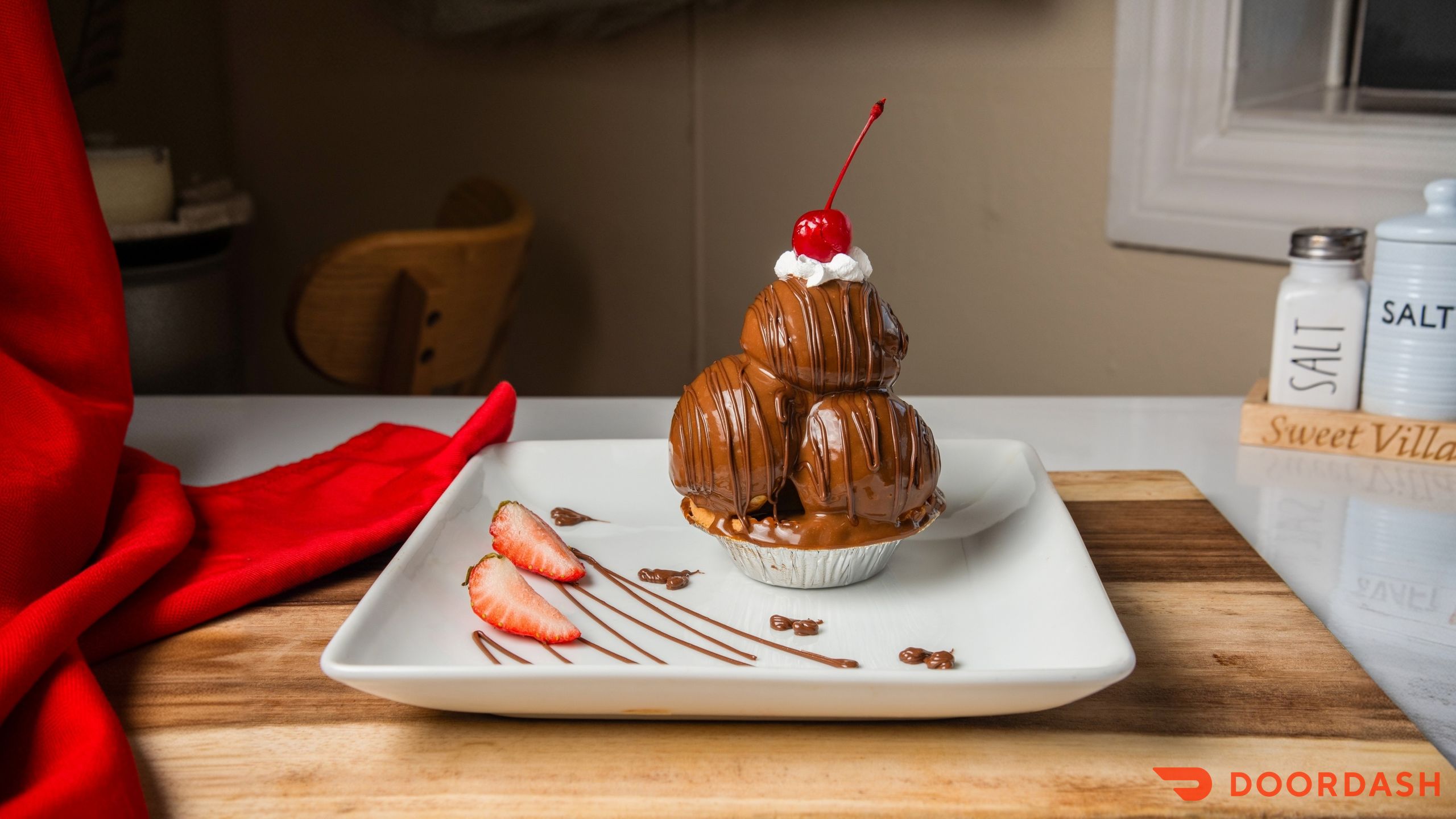 Milhojas profiterol — grande